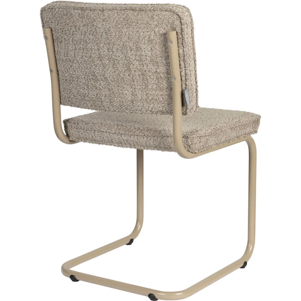 Zuiver Ridge Soft eetkamerstoel beige, foto 4