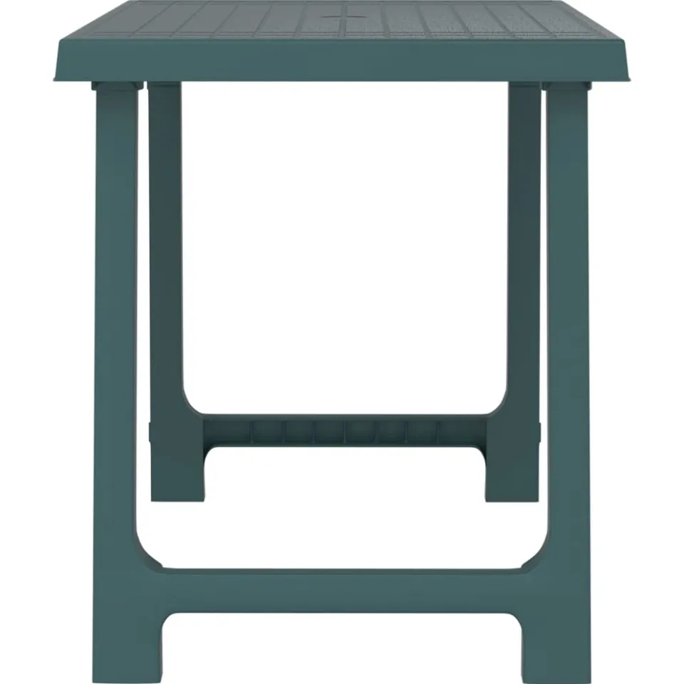 vidaXL Campingtafel hout-look 79x56x64 cm PP groen, foto 4