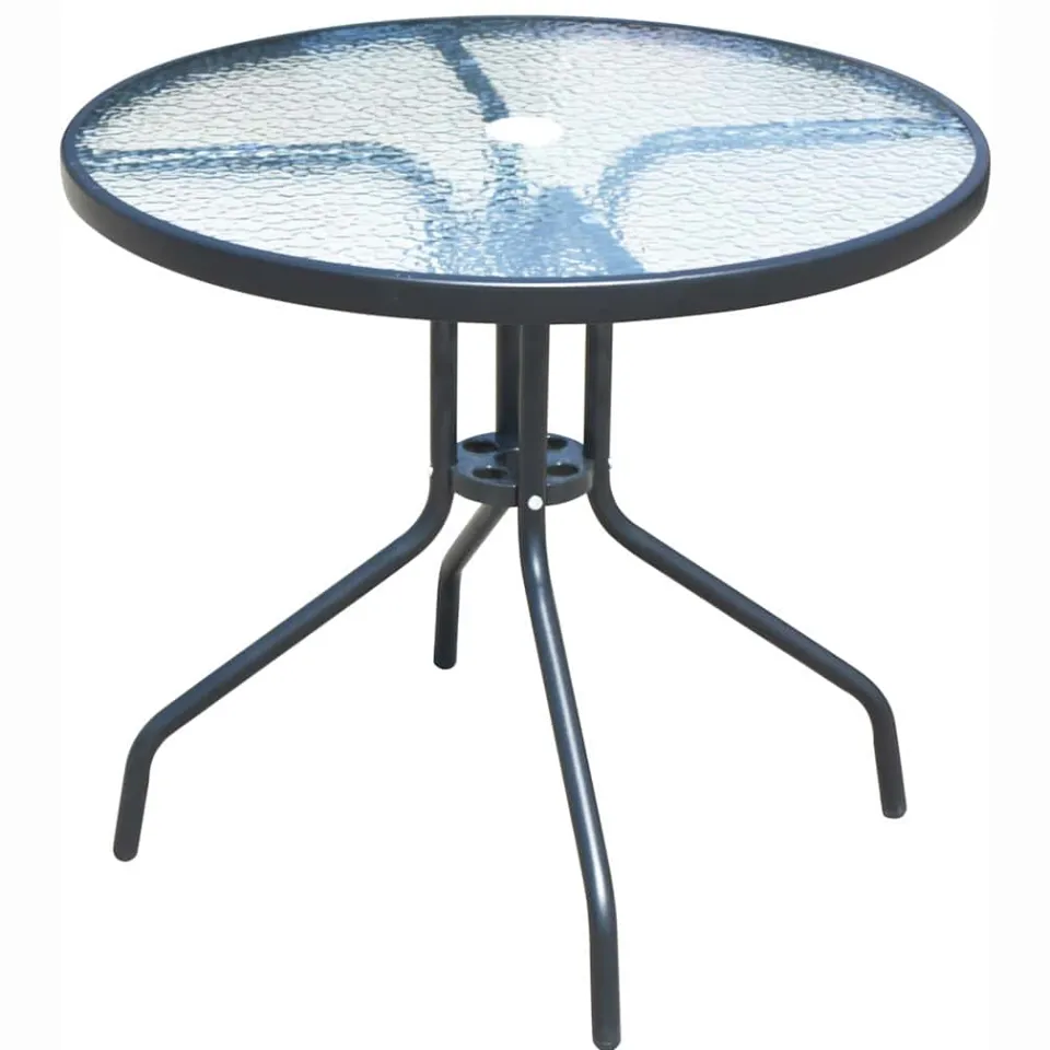 vidaXL 5-delige Tuinset staal zwart, foto 3