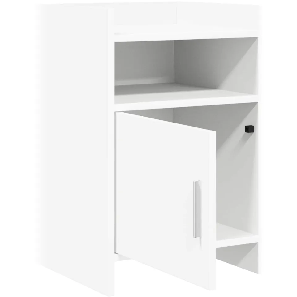 vidaXL Nachtkastjes Wit 40 x 36 x 60 cm Bewerkt hout, foto 4