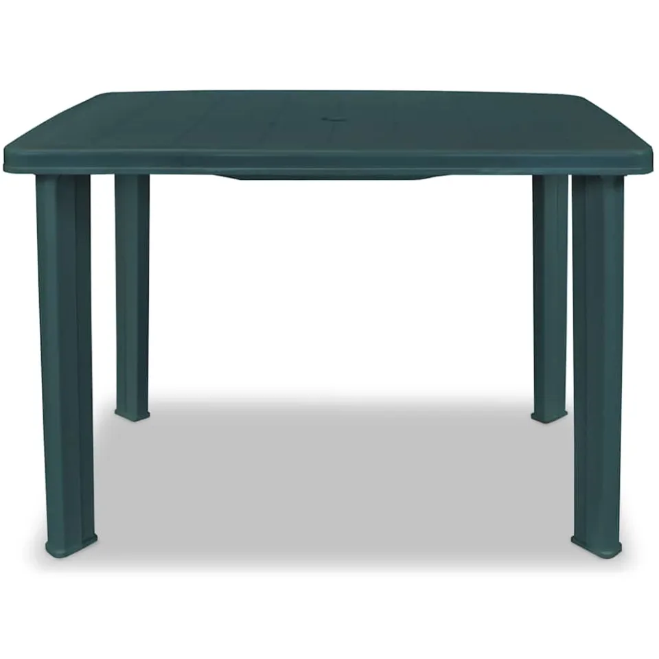 vidaXL Tuintafel 101x68x72 cm kunststof groen