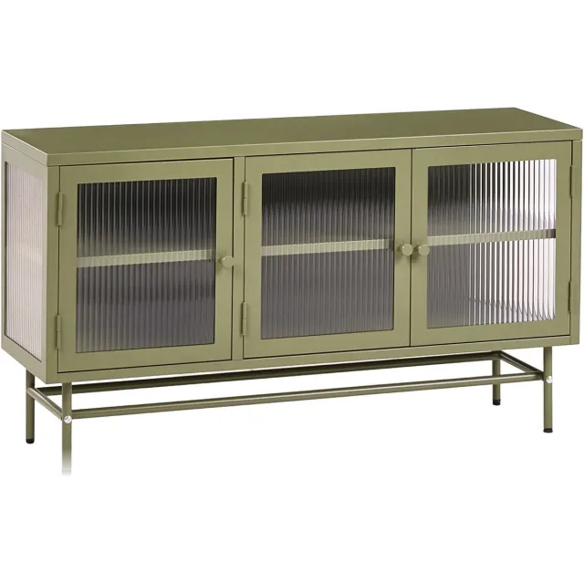Beliani DEVON - Sideboard - Groen - Staal