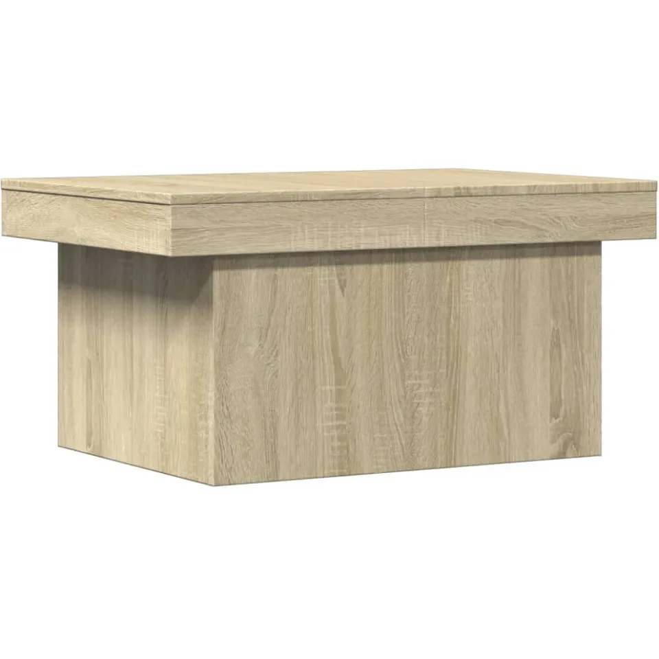 vidaXL Salontafel 100x55x40 cm bewerkt hout sonoma eikenkleurig, foto 4