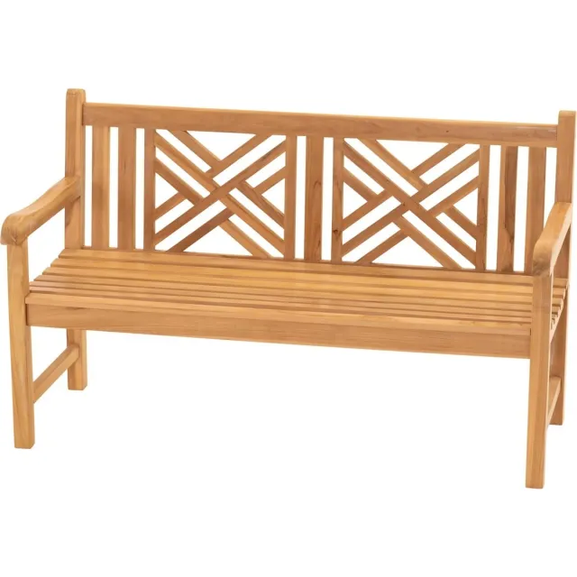 Lesli teak cross tuinbank
