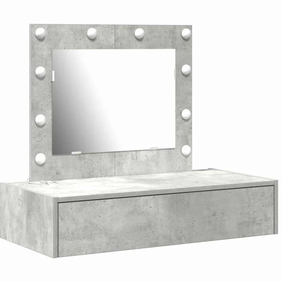 vidaXL Plafondtafel Grijs 83 x 40 x 70 cm Bewerkt hout, foto 3