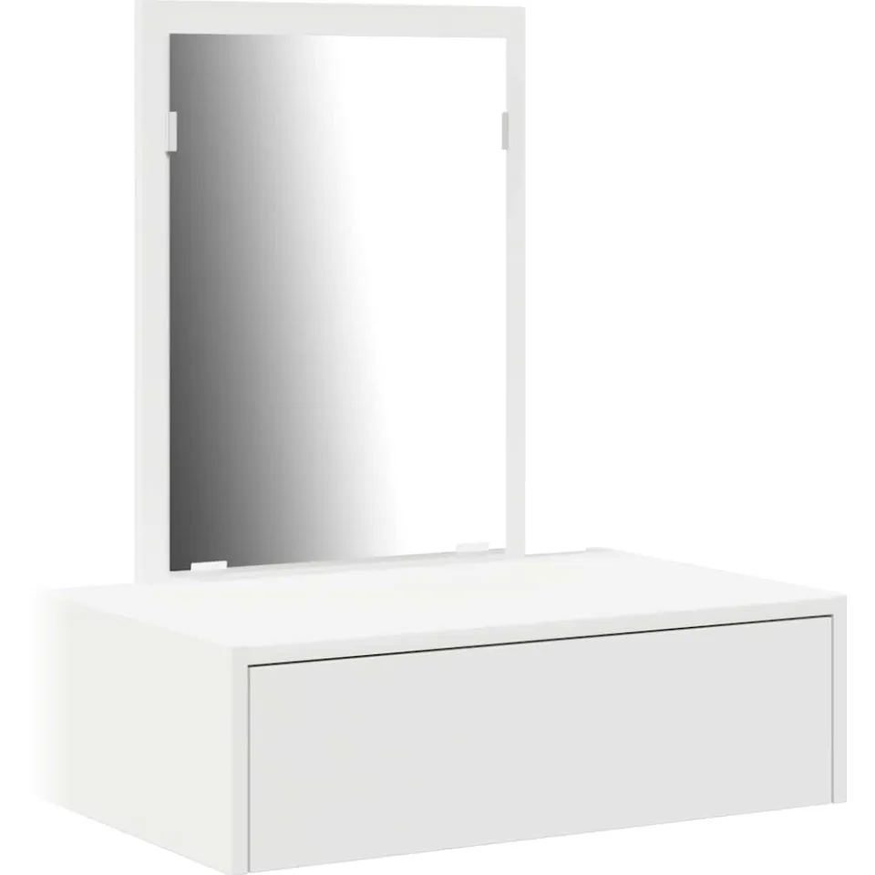 vidaXL Plafondtafel Wit 60 x 40 x 70 cm Bewerkt hout, foto 3