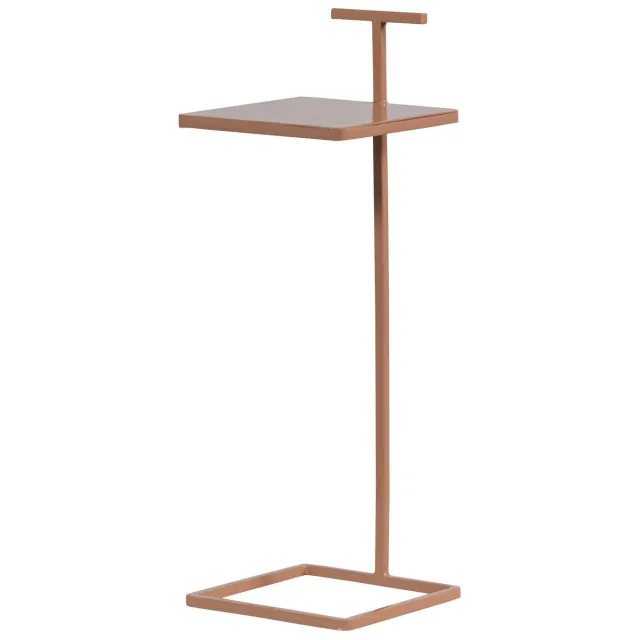 WOOOD Toste bijzettafel roodbruin old pink
