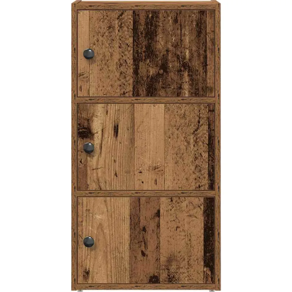 vidaXL Boekenkast 40x24x77 cm bewerkt hout oud houtkleurig bruin, foto 4