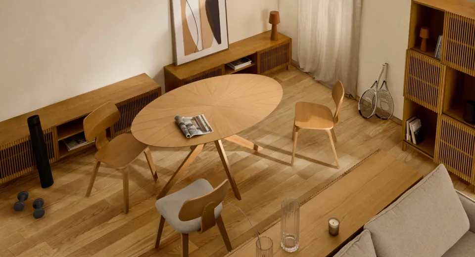 Kave Home Beyla tv-meubel naturel, foto 3