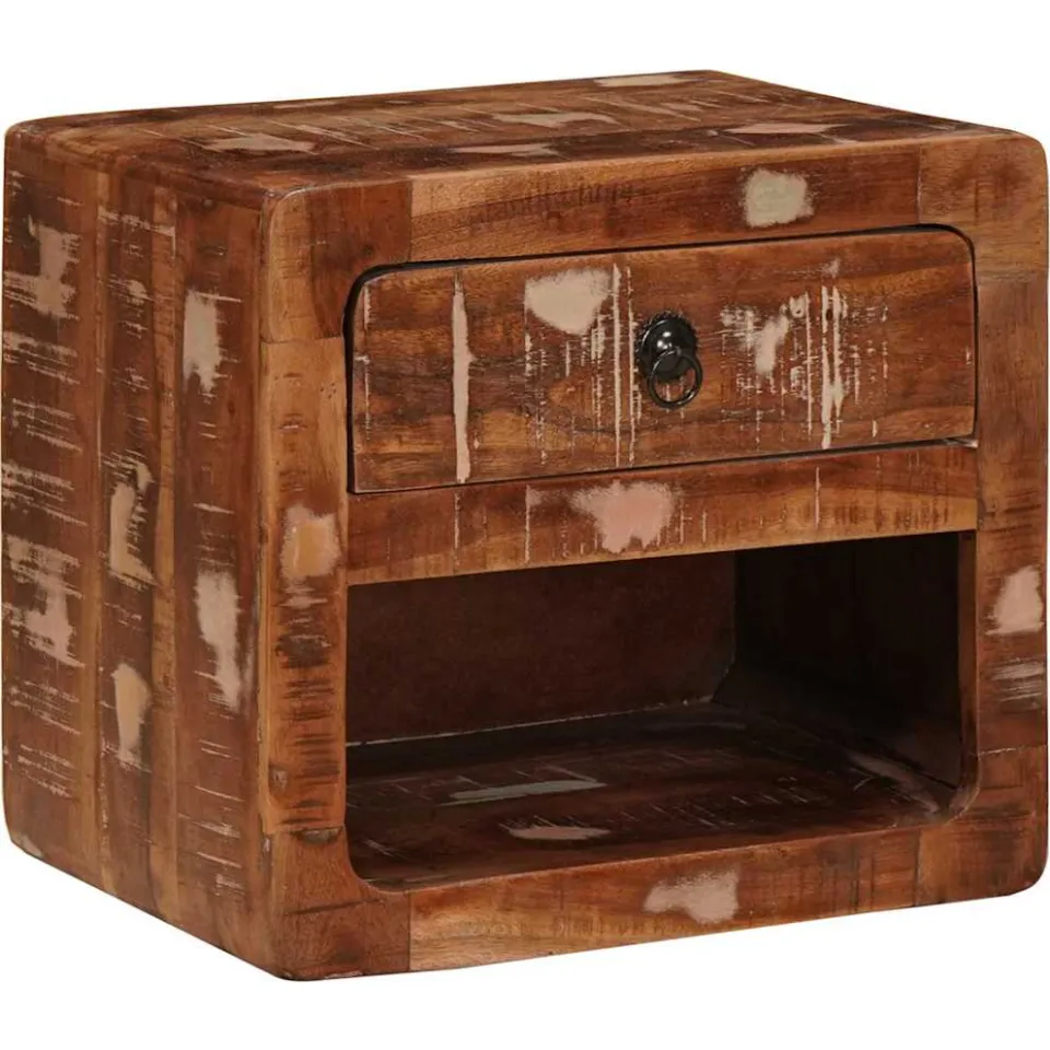 vidaXL Wandgemonteerde Naastkast met lade Multikleur 40 x 30 x 36 cm meerkleurig, foto 2