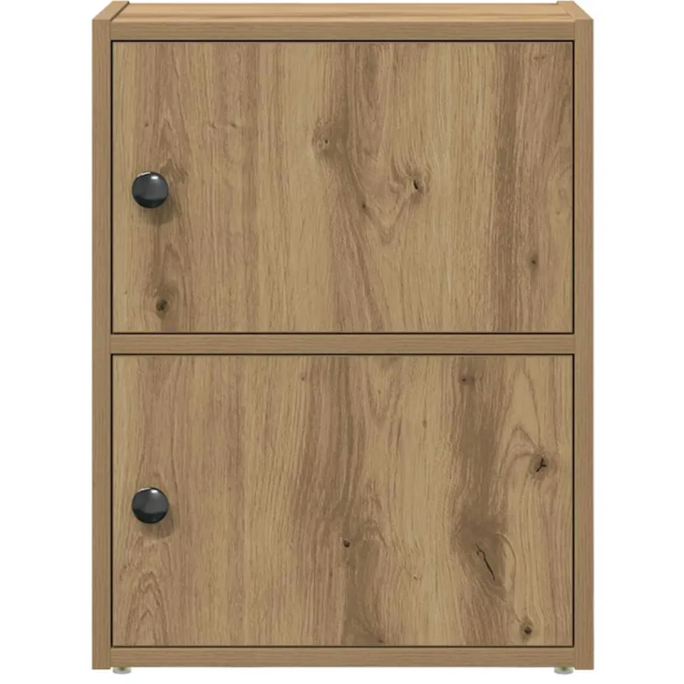 vidaXL Boekenkast 40x24x52 cm bewerkt hout artisanaal eikenkleurig, foto 4