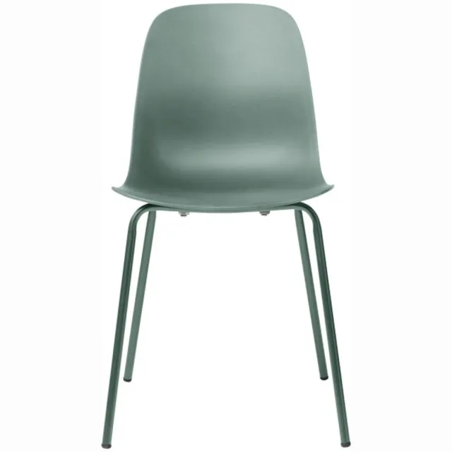 Meubelplaats Eetkamerstoel Whitby - Groen - eetkamerstoelen set van 4