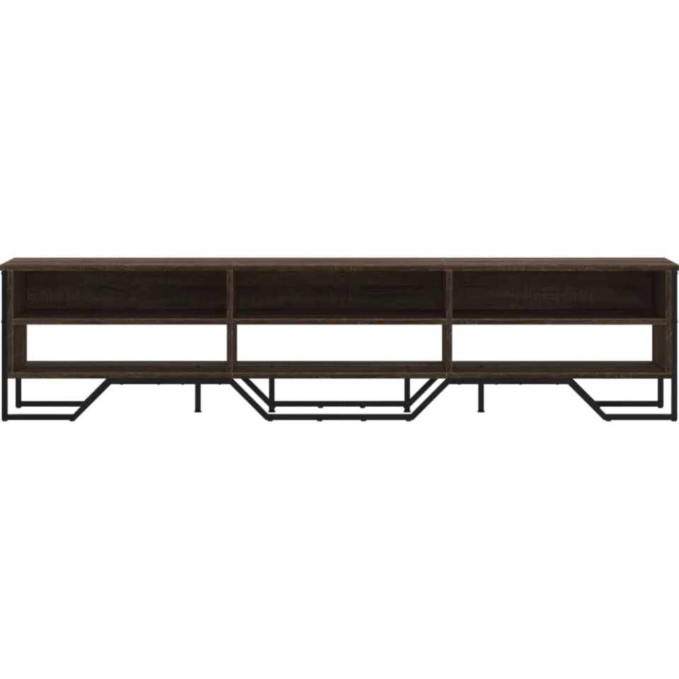 vidaXL Tv-meubel 180x34x41 cm bewerkt hout bruin eikenkleurig, foto 4