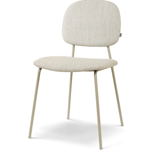 Nolon Jasmijn eetkamerstoel beige melange - grijsbeige onderstel