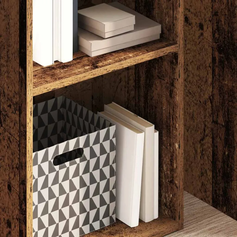 vidaXL Boekenkast 40x30x152 cm bewerkt hout oud houtkleurig bruin, foto 4
