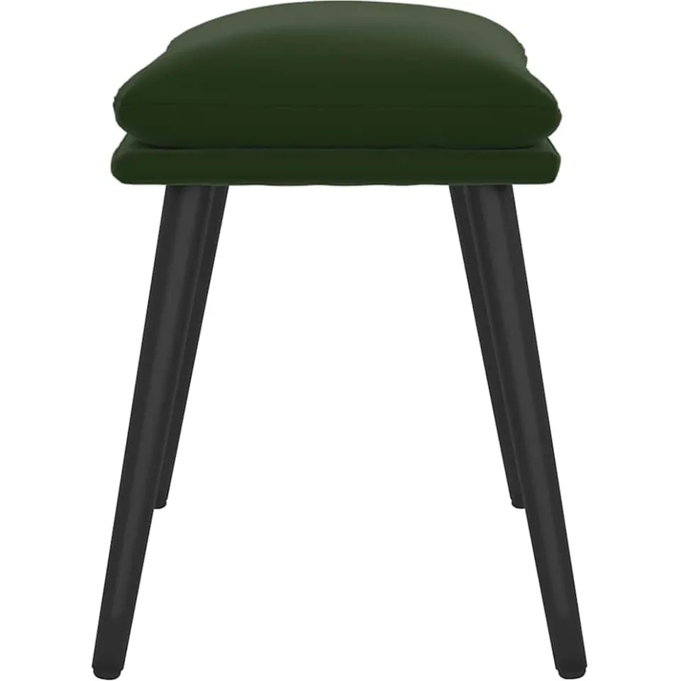 vidaXL Voetenbank 45x29,5x35 cm fluweel donkergroen groen, foto 4