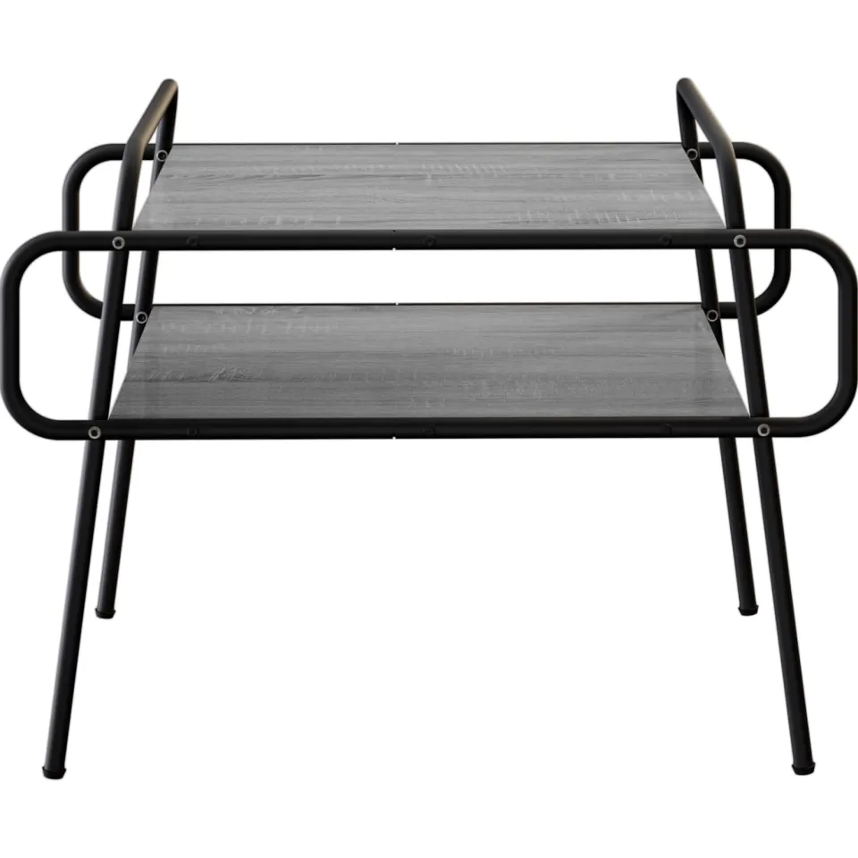vidaXL Salontafel Grijs Sonoma 70 x 50 x 51 cm Bewerkt hout