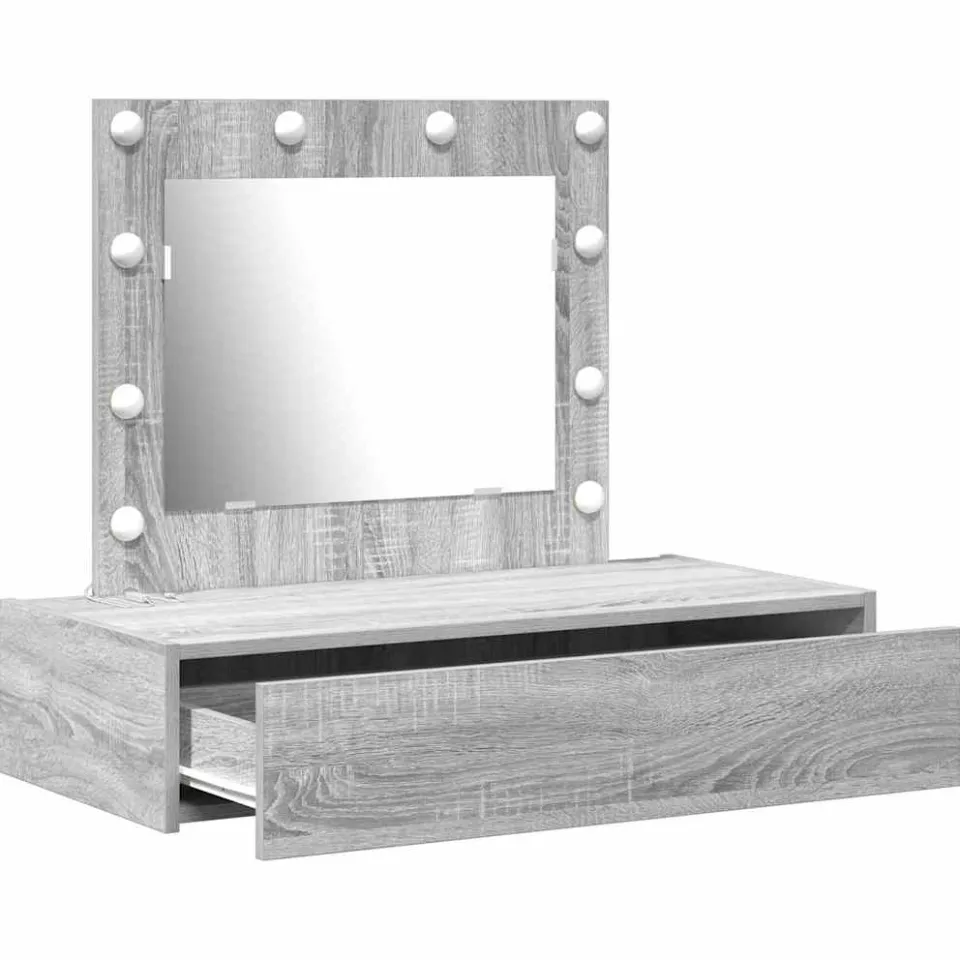 vidaXL Plafondtafel Grijs 83 x 40 x 70 cm Bewerkt hout, foto 4