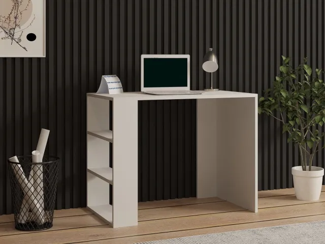 Skye Decor , Bureau, Cool, Gemelamineerde spaanplaat, Wit, 90 x 50 x 70 cm