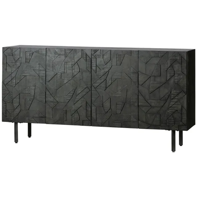 WOOOD Counter dressoir zwart black