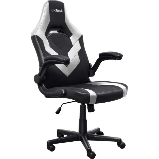 Trust GXT 703W Riye gamestoel zwart wit