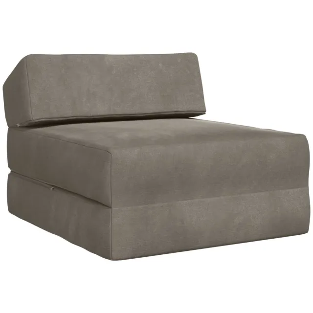 vidaXL Vouwbare - Sofa - Bed - Lichtgrijs - 60 - x - 70 - x - 41 - cm - Stof