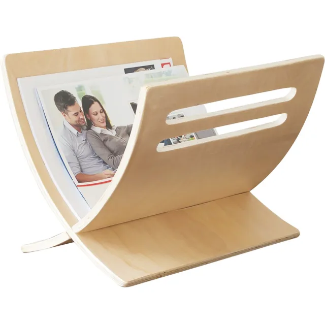 Homestyle4u Tijdschriftenrekken - Tijdschriftenhouder - Krantenbak - Natuur Bruin