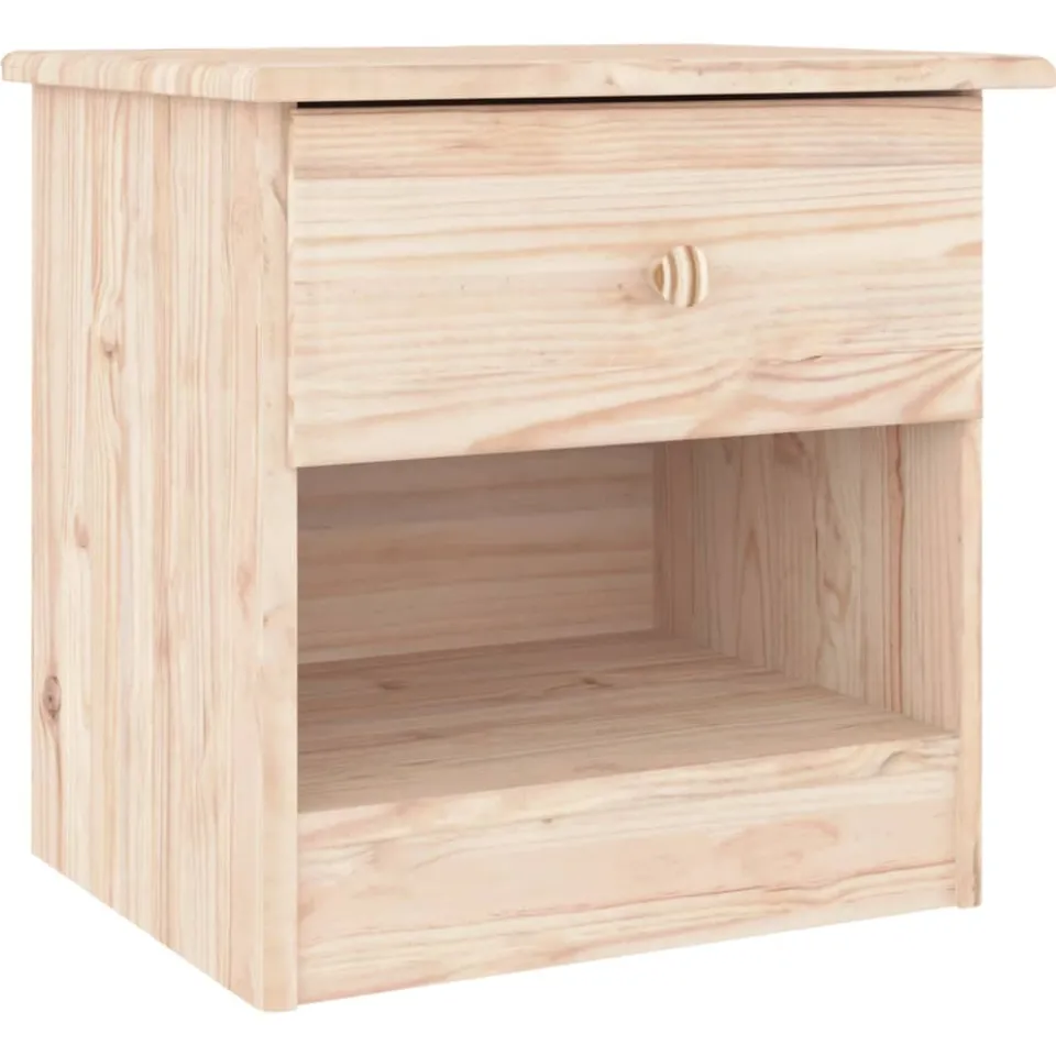 vidaXL Nachtkastje ALTA 41x35x41 cm massief grenenhout bruin, foto 3