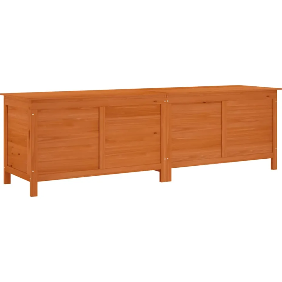 vidaXL Tuinbox 198,5x50x56,5 cm massief vurenhout bruin, foto 3