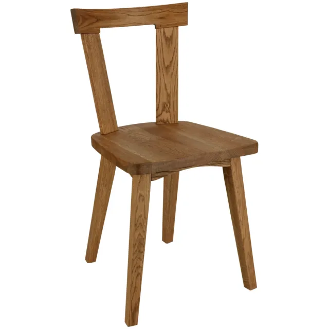 Vega 2x VEGA Houten stoel Campato; 42x46x84 cm (BxDxH); eiken/tabak; 2 stuk / verpakking