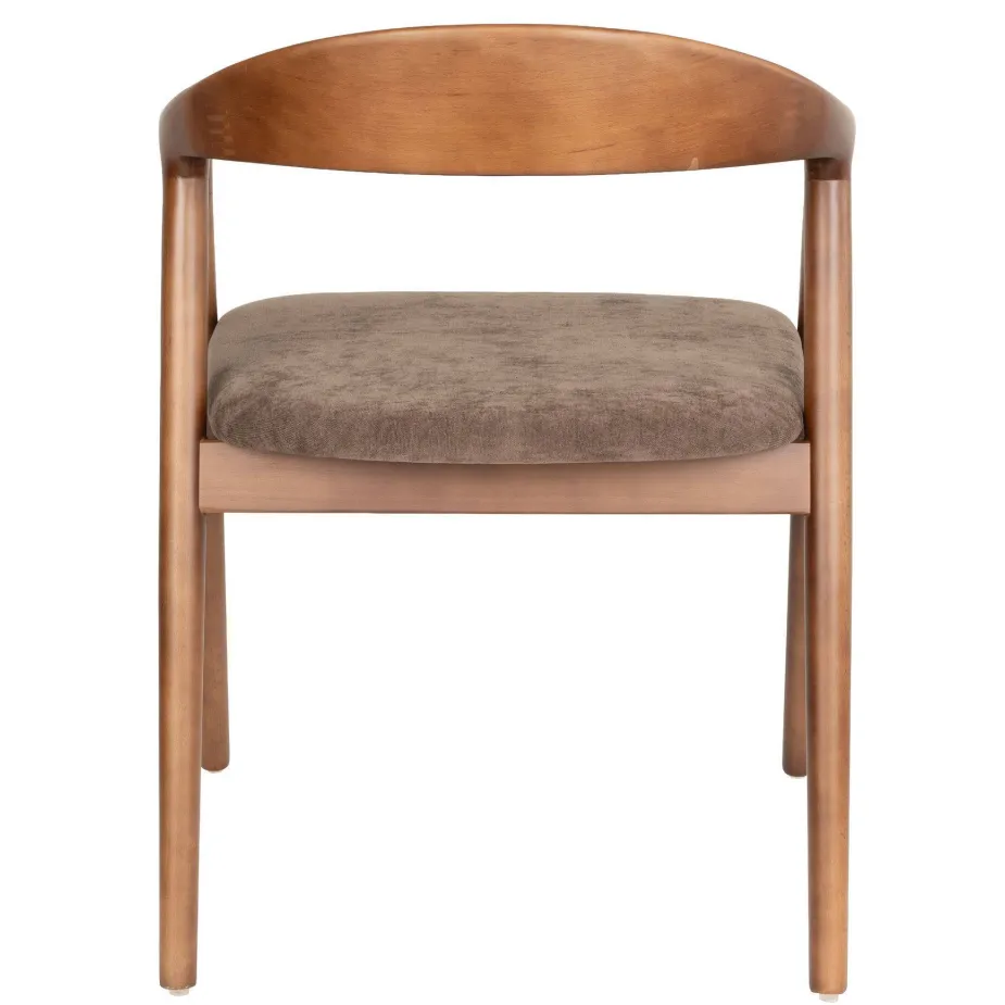 Housecraft Living Melody eetkamerstoel met armleuningen bruin, foto 4