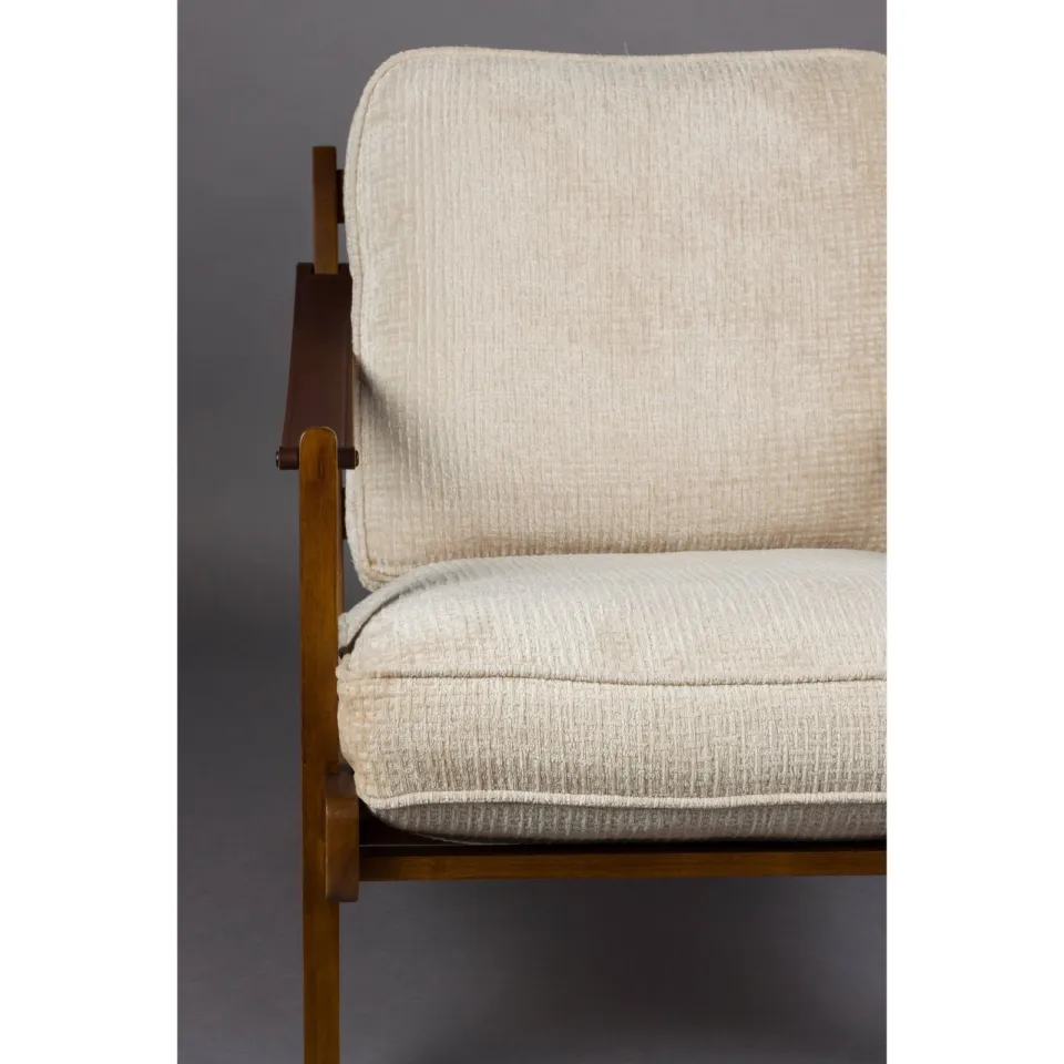 Dutchbone Lounge Chair Washington beige, foto 6