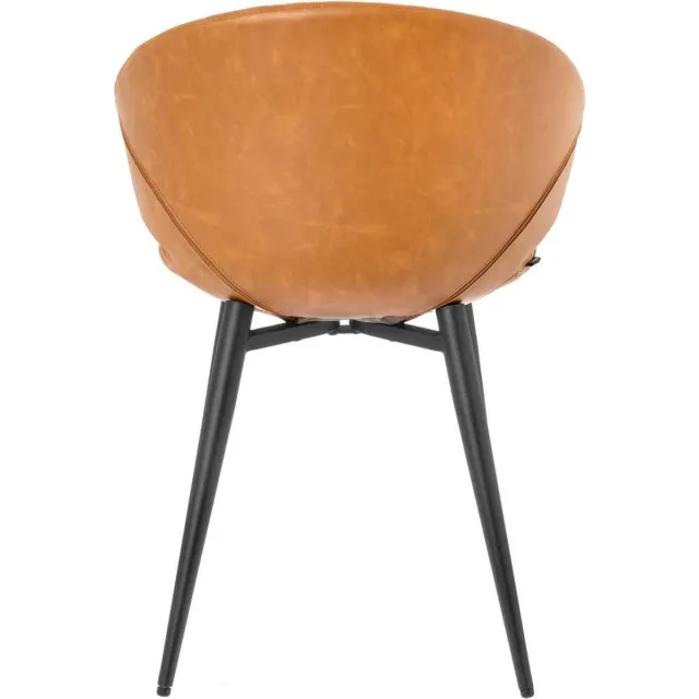 Riverdale Eetkamerstoel Elin cognac 78cm Bruin