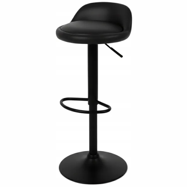 F.H. Angel Hoker BARI Z EKO-SKÓRY CZARNY MAT - STYL LOFT DO KUCHNI zwart