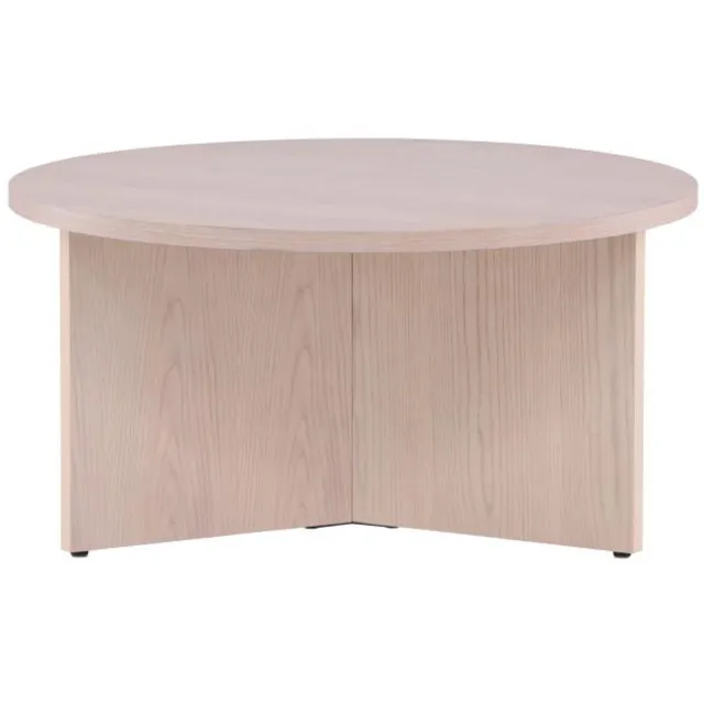 Svea Emanuela ronde salontafel - ø65 cm - whitewash Naturel