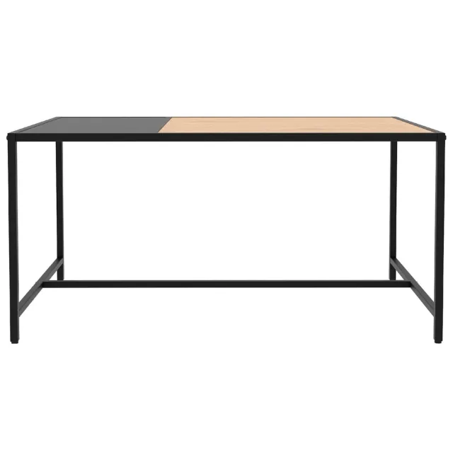Nest of Nora Salontafel Lynor - Rechthoekig - Eiken melamine - 60x100 cm - Zwart