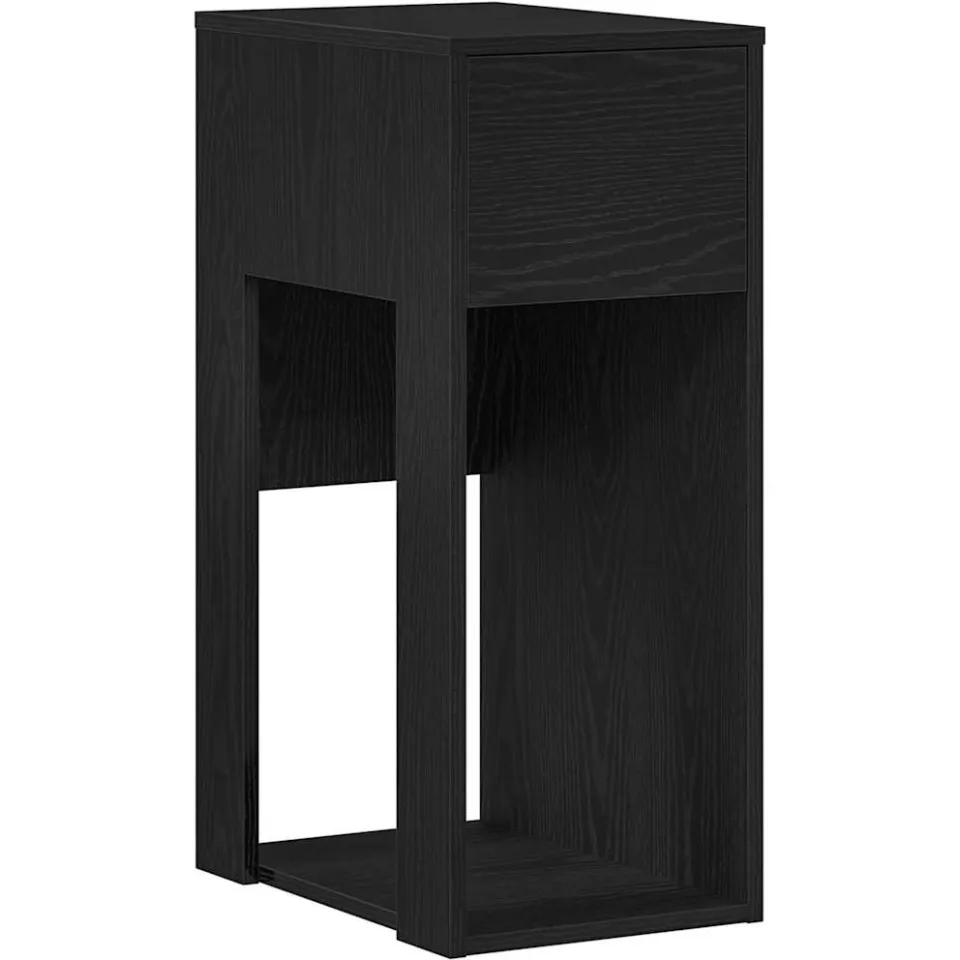vidaXL Computertorenstandaard met lade 30x44x74 cm zwart, foto 3