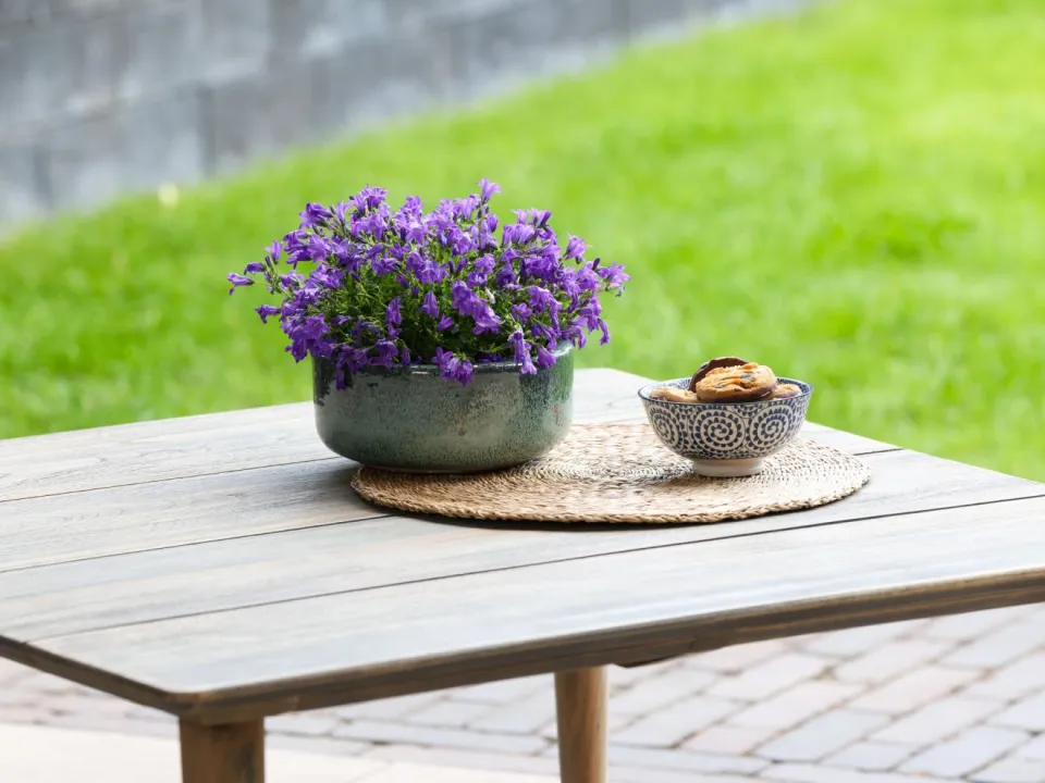 ROUGH Furniture ROUGH-K lounge tuintafel 60x60x40cm bruin, foto 4