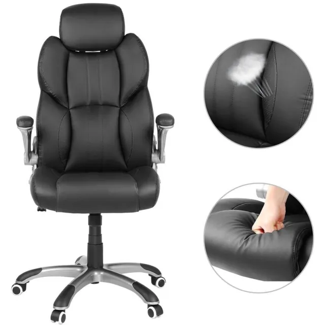 Nancy's Bureaustoel - Ergonomische Draaistoel - Bureaustoelen zwart