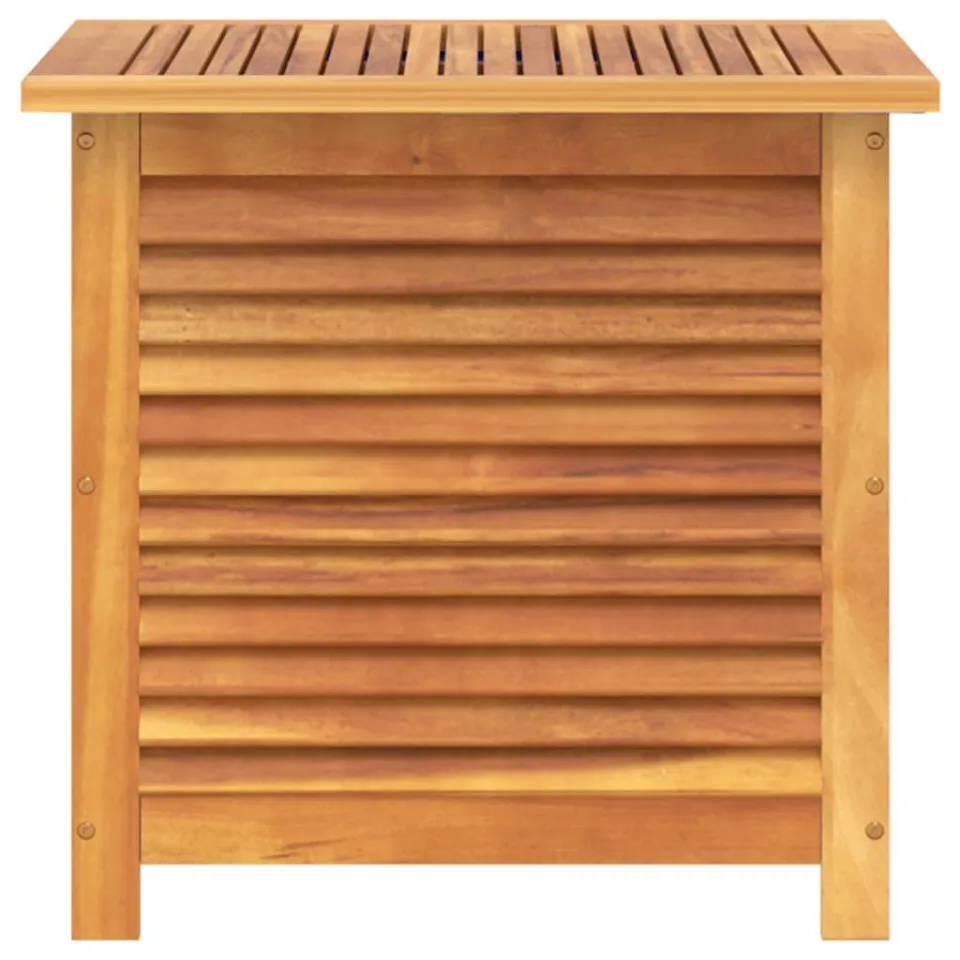 vidaXL Tuinbox met jaloezieën 60x50x56 cm massief acaciahout bruin, foto 4