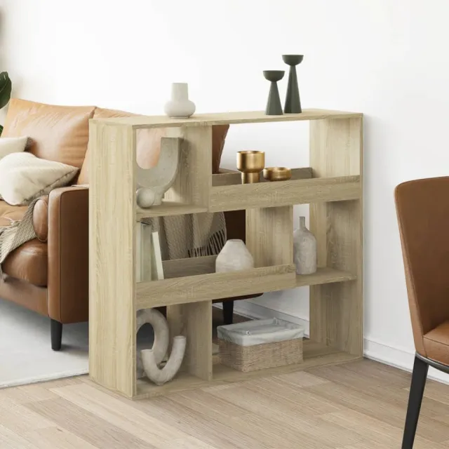 vidaXL Kamerscherm 100x33x94,5 cm bewerkt hout sonoma eikenkleurig, foto 2