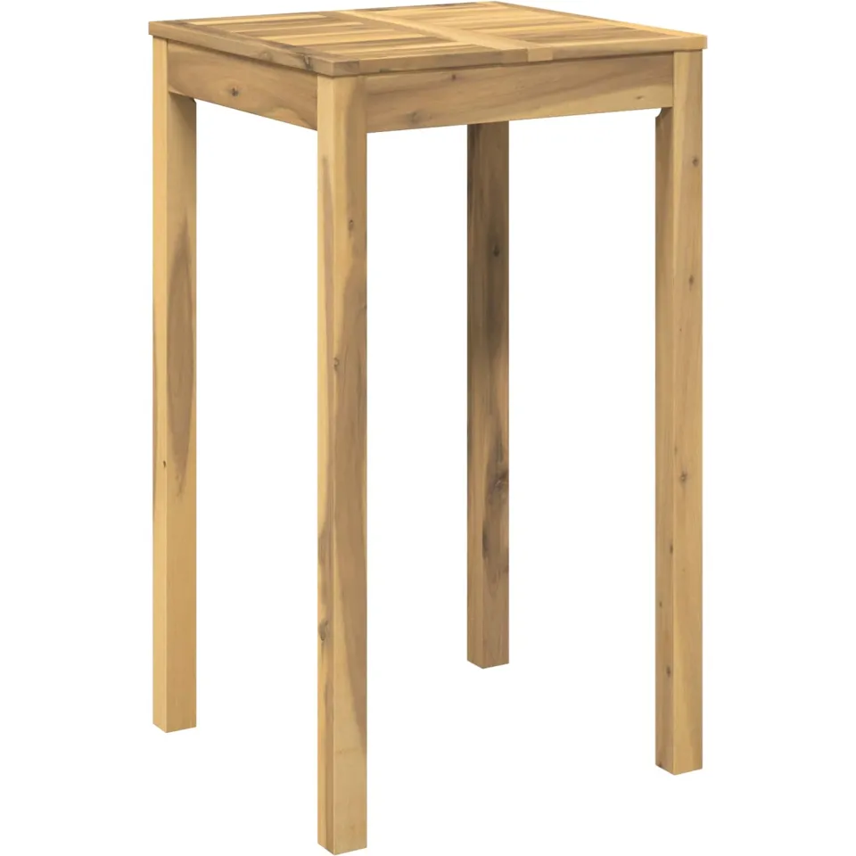vidaXL Tuinbar Tafel LAREN Witgewassen 60 x 60,5 x 105 cm, foto 3