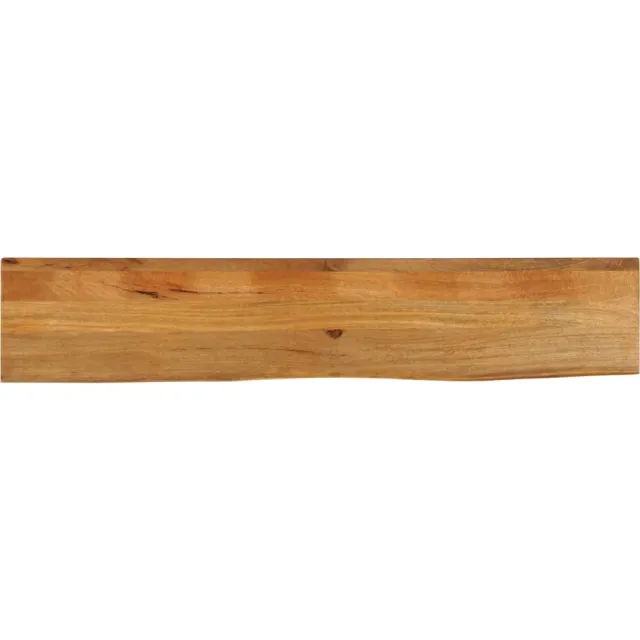 vidaXL Tafelblad met natuurlijke rand 160x40x2,5 cm massief mangohout Bruin