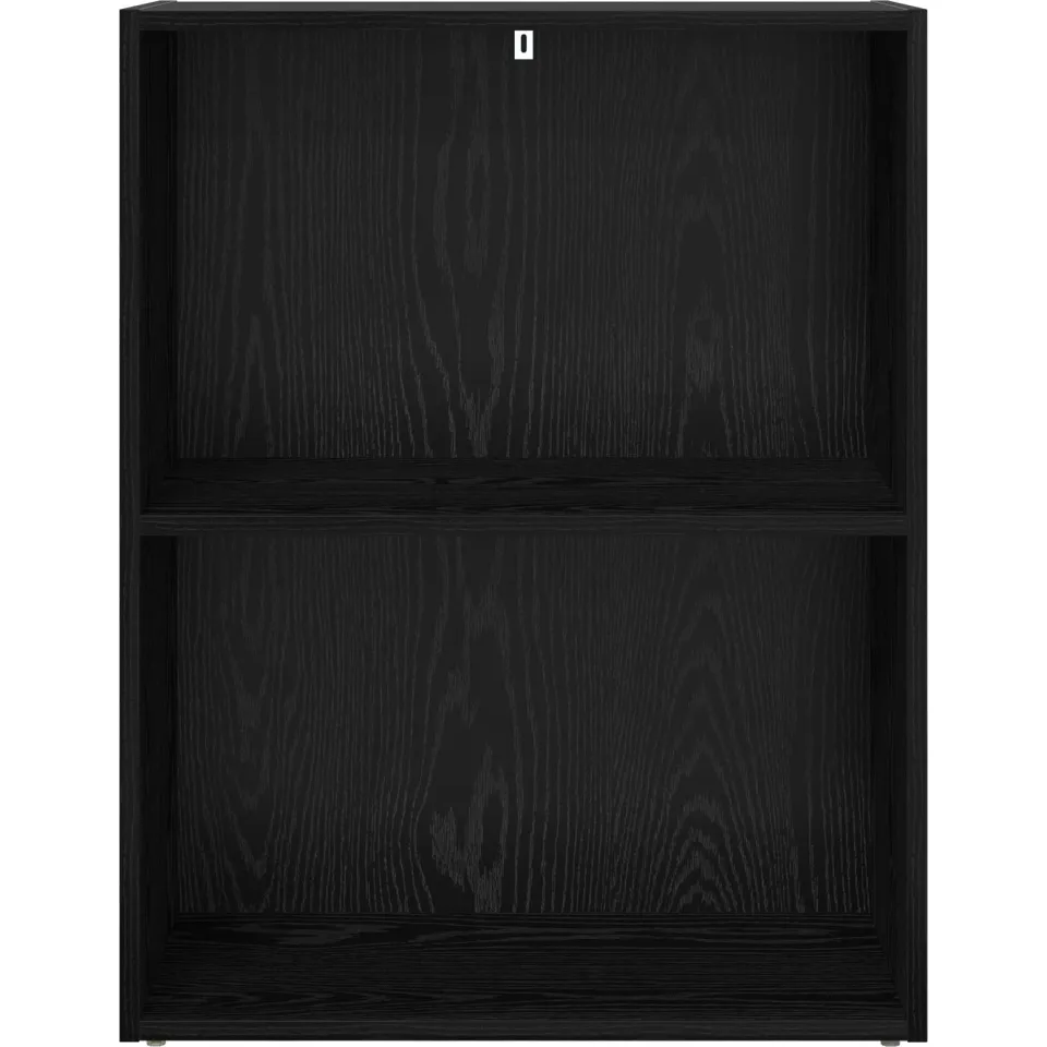 vidaXL Boekenkast 60 x 30 x 76.5 cm Zwart Eiken, foto 4