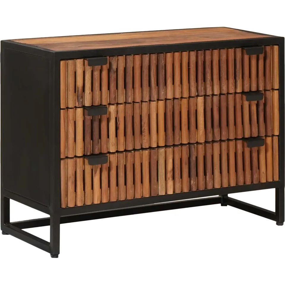 vidaXL Ladenkast met lade 75 x 30 x 54 cm bruin