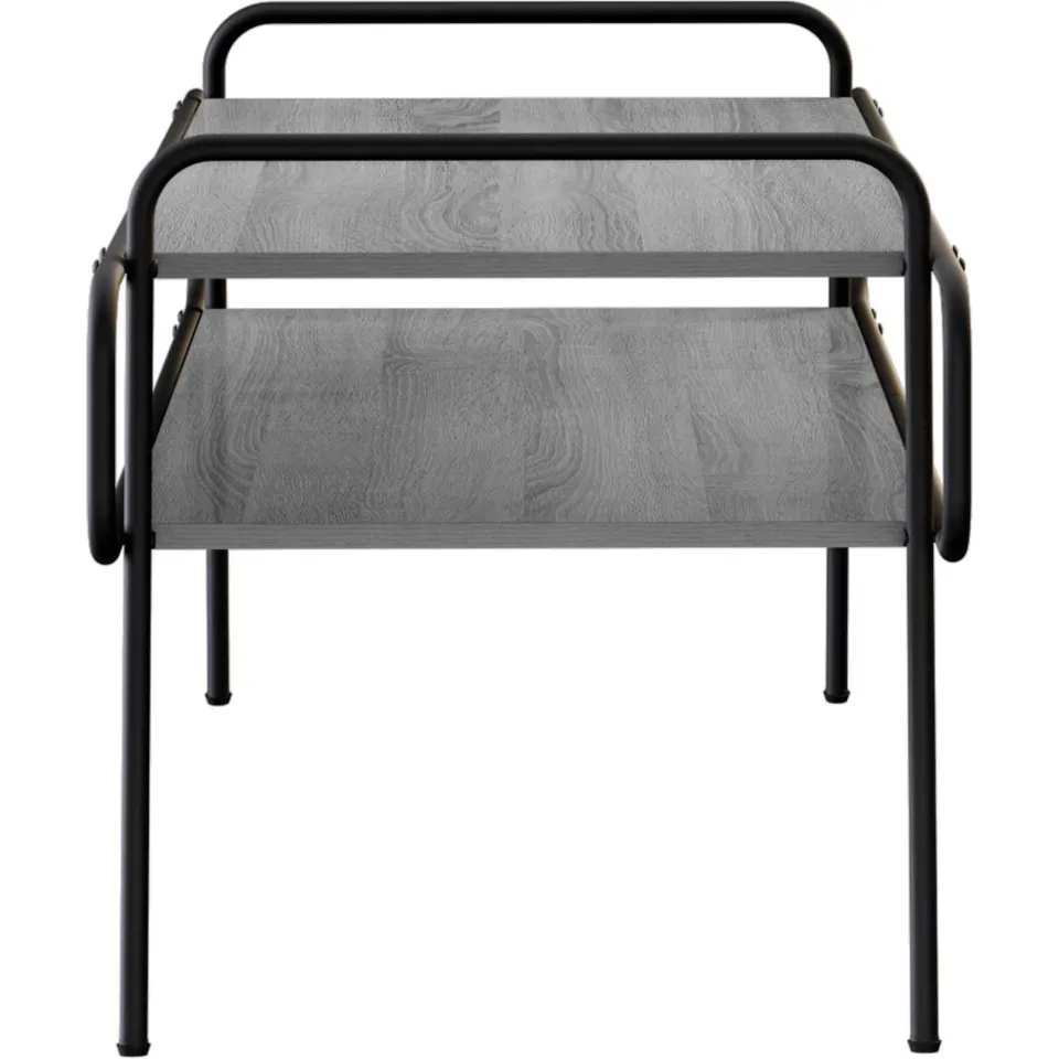 vidaXL Salontafel Grijs Sonoma 100 x 50 x 51 cm Bewerkt hout, foto 4
