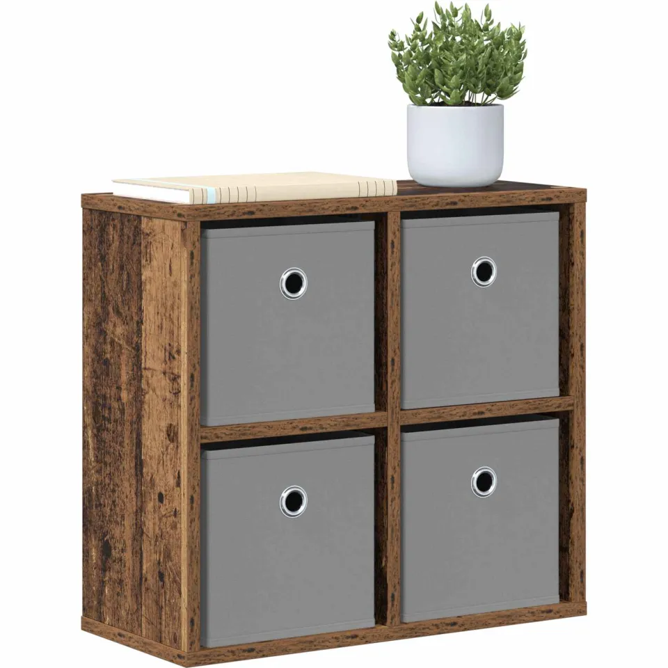 vidaXL Dressoir Oudhout 49,5 x 22 x 47 cm Bruin