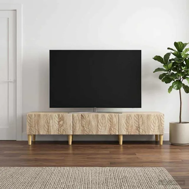 vidaXL TV-kast 147 x 34,5 x 30 cm Sonoma Eiken Bewerkt hout Bruin