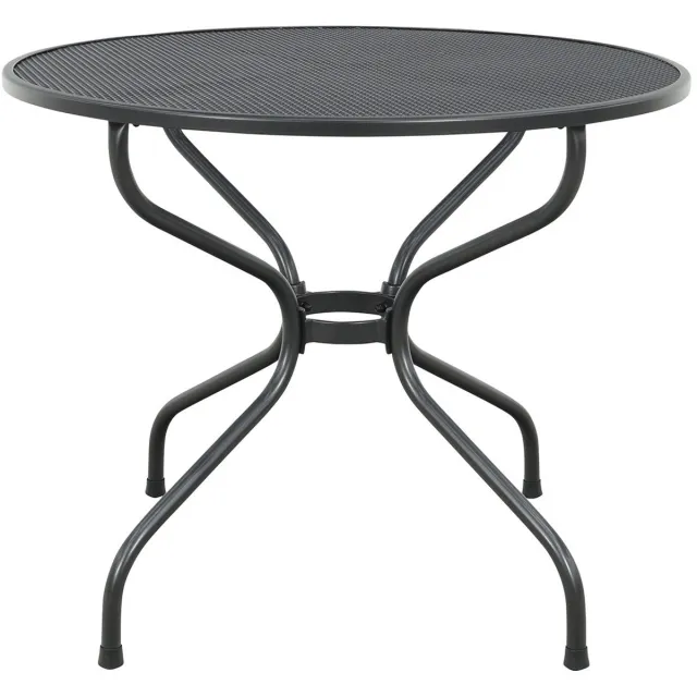 Royal garden strekmetaal tuintafel rond - Ø90 cm. - Antraciet
