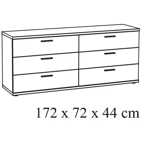 Andante-W6 commode wit